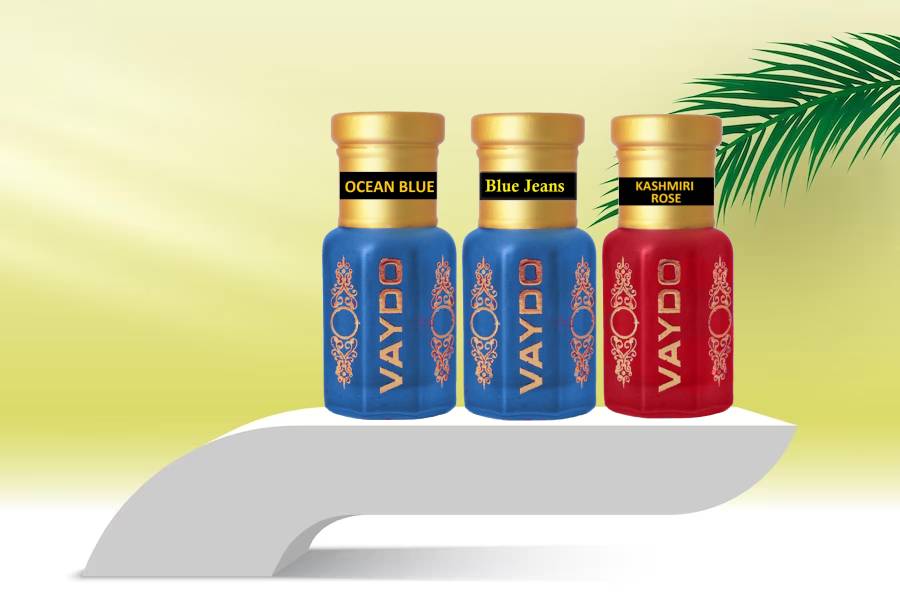 vaydo Top Attars Collection of India/Alcohol Free Attar Gift Pack for men and women
