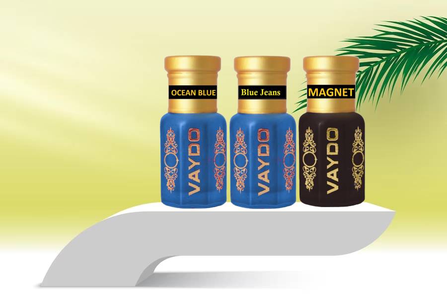 vaydo Top Attars Collection of India/Alcohol Free Attar Gift Pack for men and women