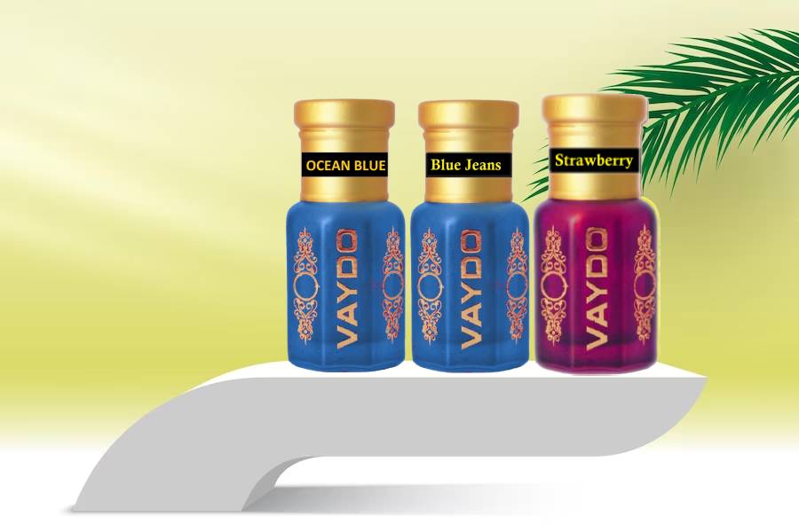 vaydo Top Attars Collection of India/Alcohol Free Attar Gift Pack for men and women
