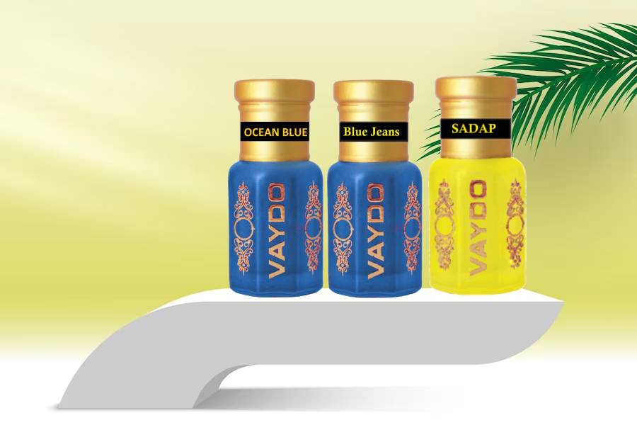 vaydo Top Attars Collection of India/Alcohol Free Attar Gift Pack for men and women