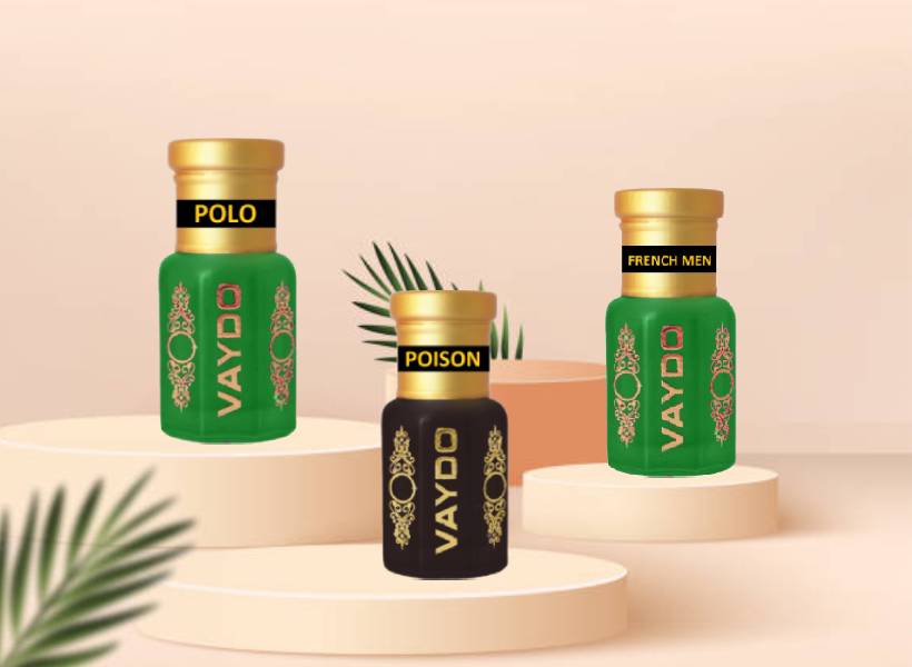 vaydo Top Attars Collection of India/Alcohol Free Attar Gift Pack for men and women