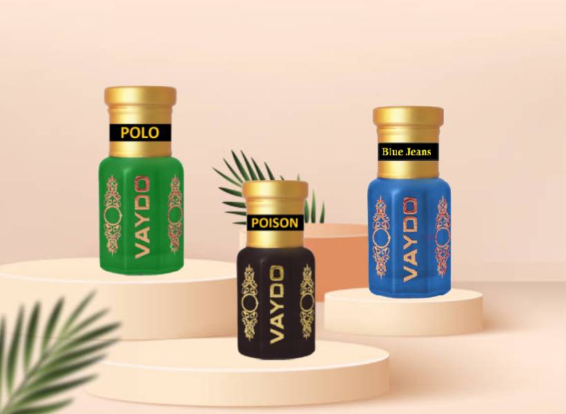 vaydo Top Attars Collection of India/Alcohol Free Attar Gift Pack for men and women