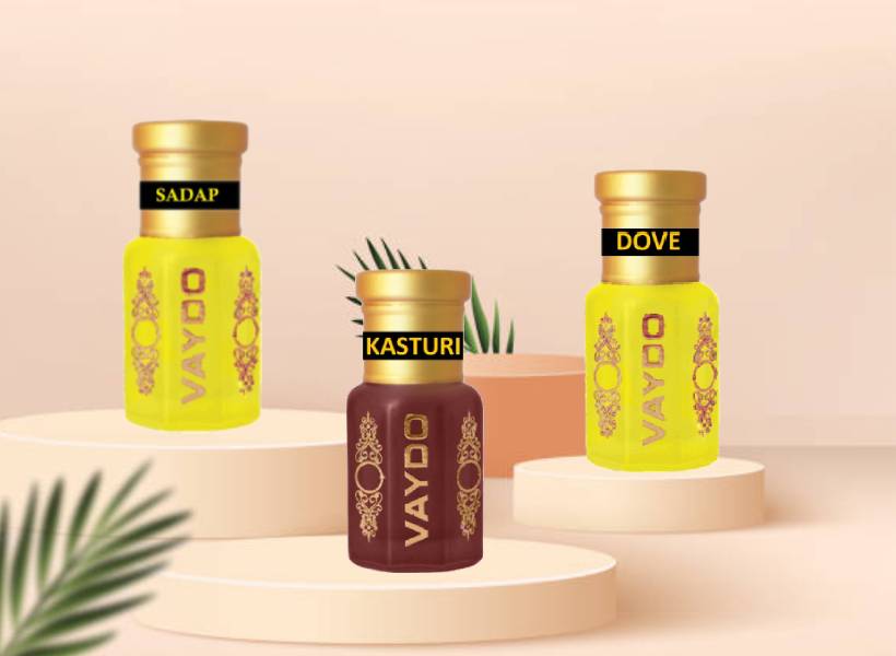 vaydo Musk Attar Original Perfume Long Lasting Smell Roll On for men and women